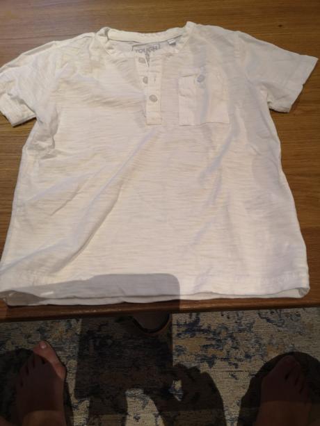 Biele tričko, c&a,110