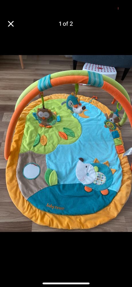 Hracia podložka baby fehn lesné zvieratká, 