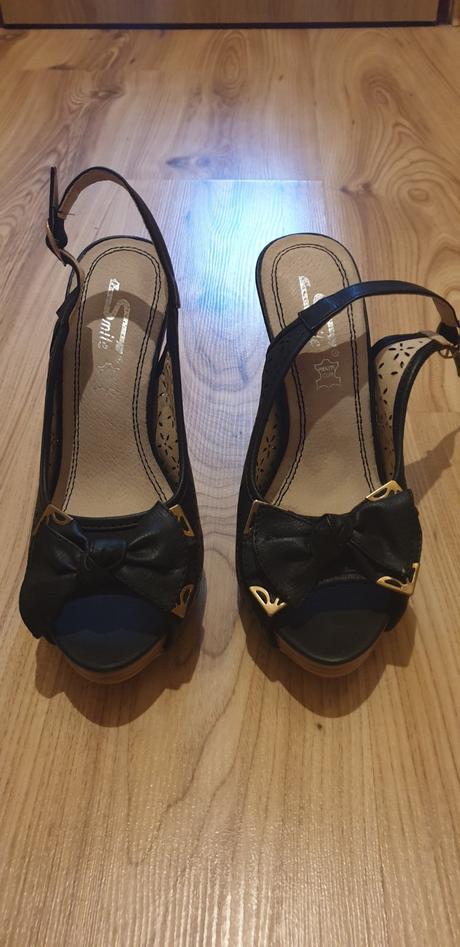 Čierne sandálky, 36