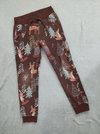 Tepláky lesné zvieratká zn.lindex veľ.128, lindex,128