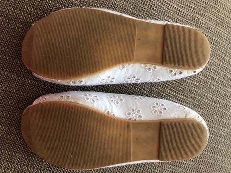 Plátené slávnostné balerínky, h&m,28