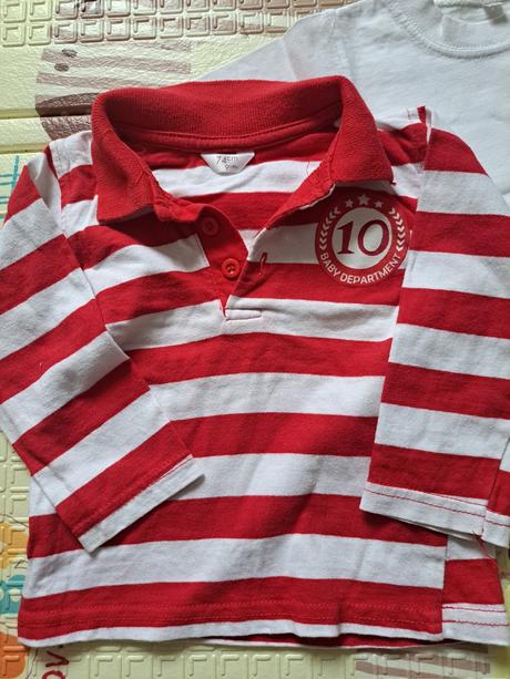 Košieľka, tričko, 74 cm, 4ks + gratis, 68–80