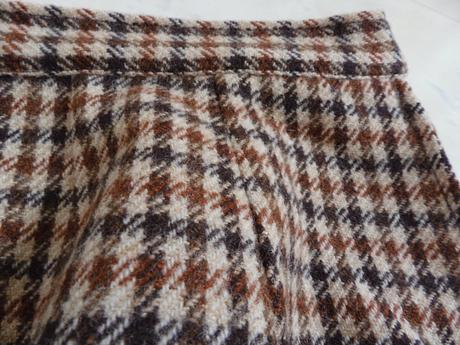 Hrubá teplá rovná sukňa, xl