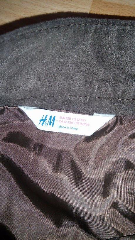 Dievčenská sukňa, h&m,158