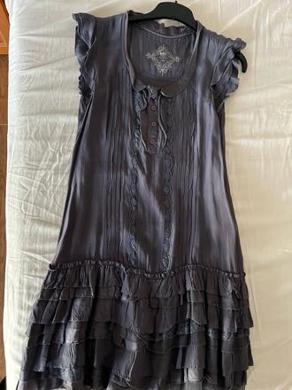 Boho saty s volanmi, xs