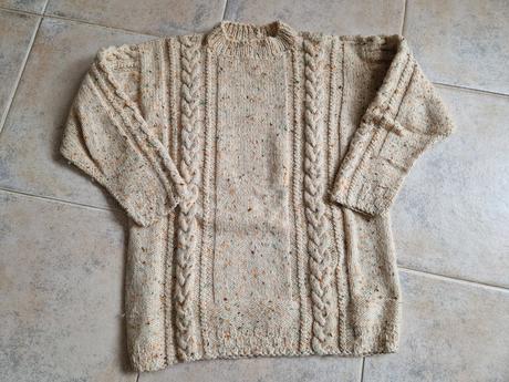 Sveter horčicova pletený m,l,xl, m