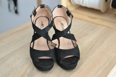 Čierne sandále 36, 36