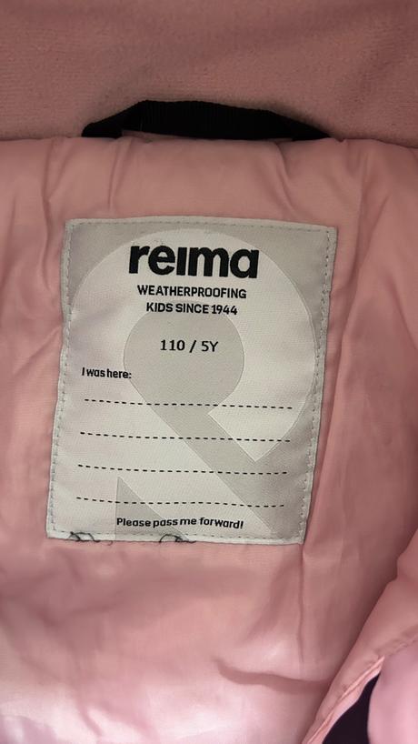 Reima zimný overal 110, reima,110