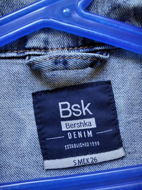 Rifľová bunda, bershka,36