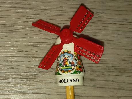 Holandský veterný mlyn do záhrady, do kvetináča, 