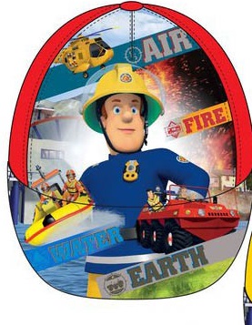 Chlapčenská šiltovka požiarnik sam modrá, 104 / 110 / 116 / 122 / 128