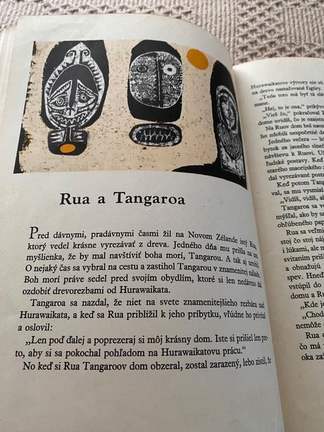 Stará kniha obrova stupaj maorijské rozprávky 1965,