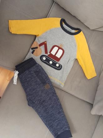 Tričko3/4 rukav a tepláky next 74, next,74