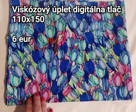 Rozpredávam látky na šitie, 