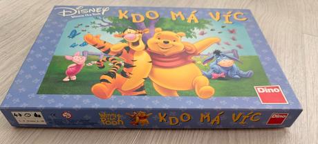 Dino spoločenská hra kdo má víc - macko pu,