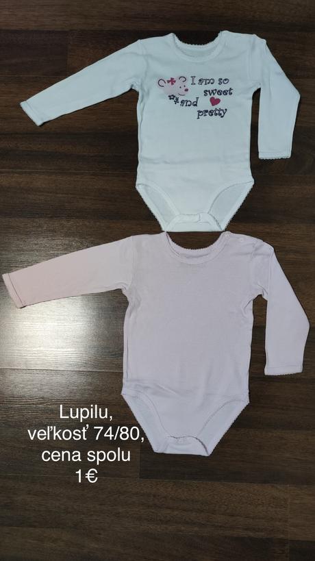 Body dlhý rukáv, 80