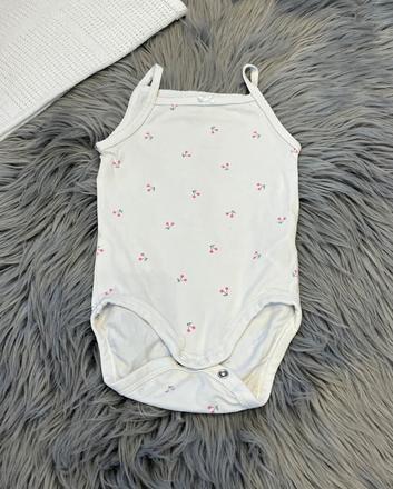 Dievčenské body s čerešňami h&m (74), h&m,74