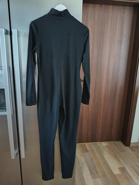 Príjemný mäkký elastický dlhý overal na zips m-l, m