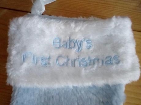 Vianočna ponožka baby'sfirst christmas, 