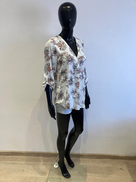 Dámska vzorovaná blúzka stradivarius (m), stradivarius,m