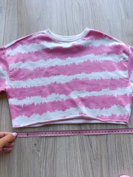 Dievčenská krátka crop mikina, sinsay,116