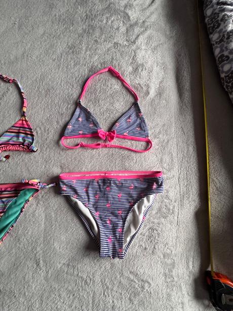 Pásikavé plavky 134/140, h&m,134