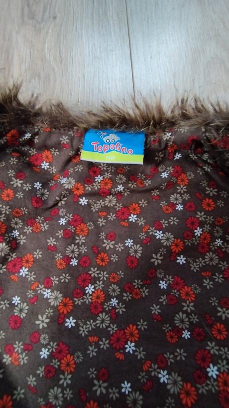 Chlpatá detská vestička, topolino,110