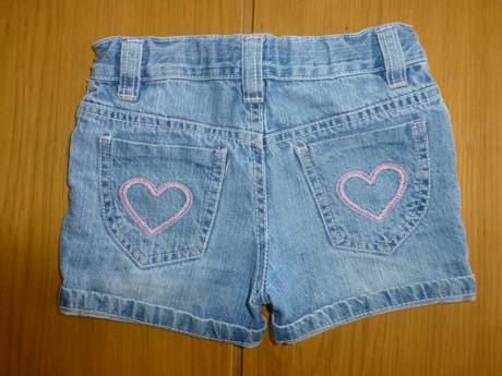 Riflové šortky, denim co,98