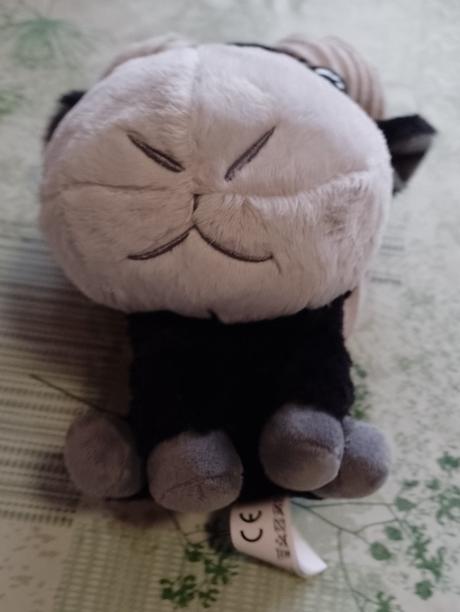 Plyšový čierno biely capko, big headz, 26 cm, 