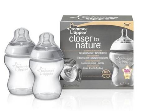Tommee tippee kojenecká fľaša 0m+, 2x260ml., tommee tippee
