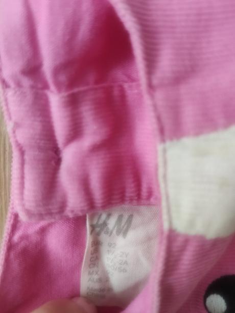 Kordové šatičky - h&m, veľ. 86/92, h&m,86