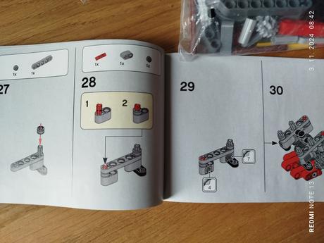 Lego technic motorka, 
