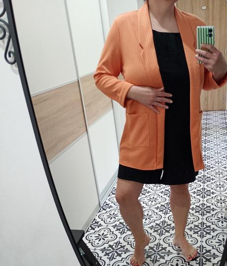 Oranžové sako 46/48, 46