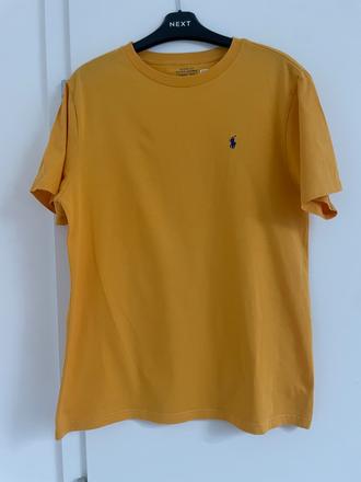 Rl okrové tričko, ralph lauren,164 / 170 / 176