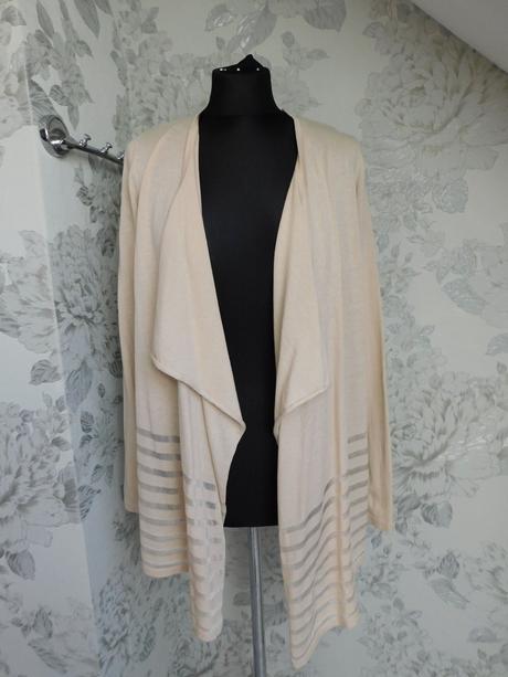 Damsky kvalitna kardigan bez zapinania, 40