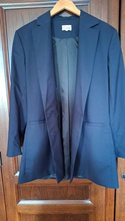 Tmavomodré sako xs - s, s