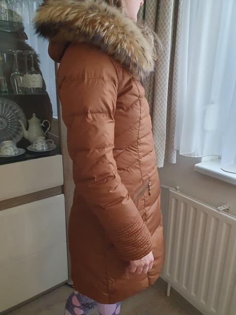 Zimná páperová bunda, s