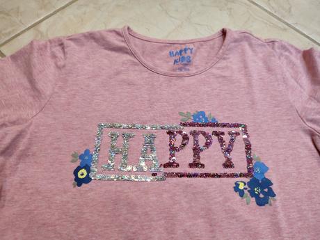Tričko s premieňacími flitrami happy, tchibo,146