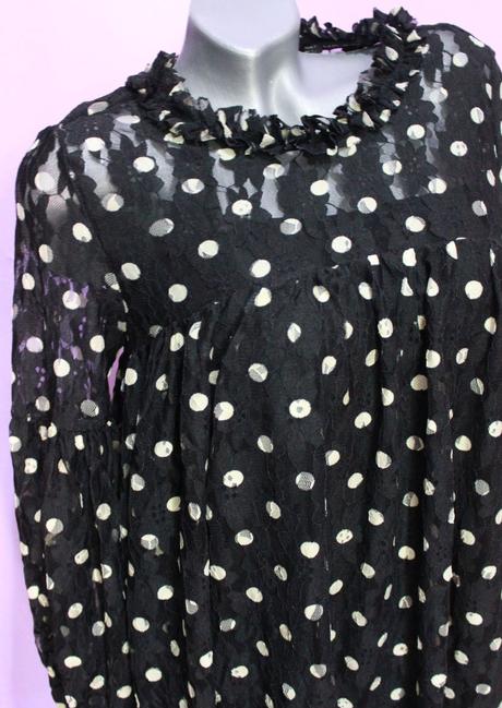 Bodkovana tunika zara, zara,m
