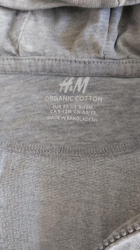 Mikina sivá h&m 80, h&m,80