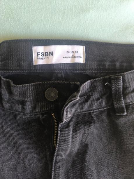 Moderné široké rifle baggy, fishbone,l