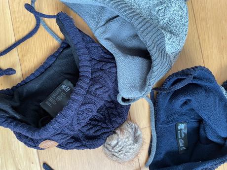 3x zimna čiapka h&m 86/92, h&m,86