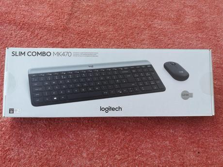 Bezdrótová klávesnica s myšou logitech mk470 slim, 