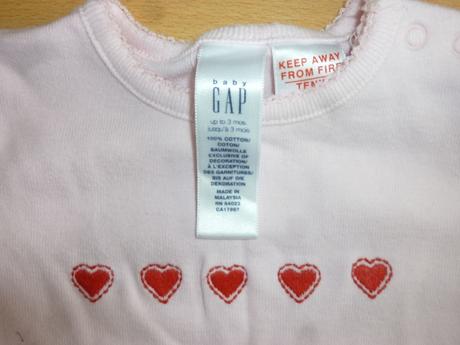 Gap body so srdieckami, gap,62