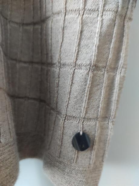 Vestička nümph s vlnou a metalickým vláknom, xl