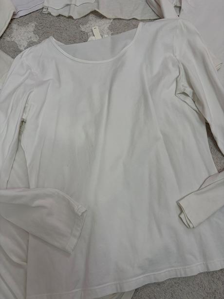 Biele trička velkost l, l
