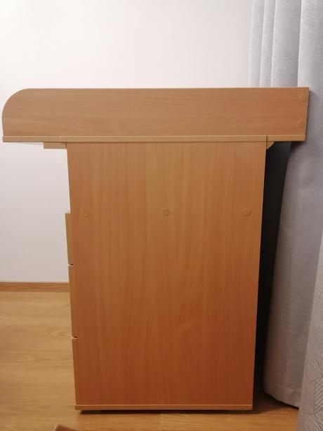Komoda s prebalovacim pultom drevona,