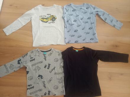 Tričká s dlhým rukávom 5 eur /  ks, 134