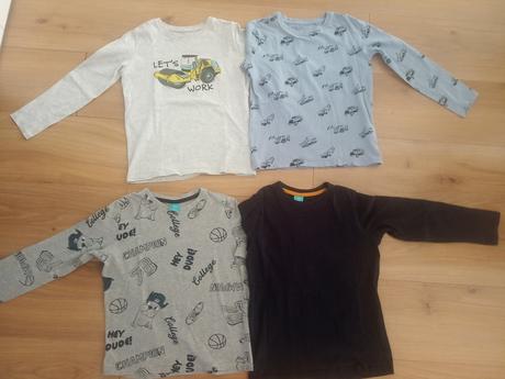 Tričká s dlhým rukávom 5 eur /  ks, 134