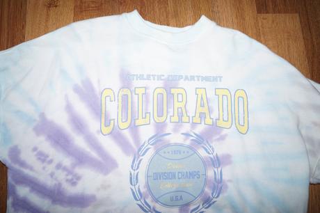 Batikovaná mikina, s